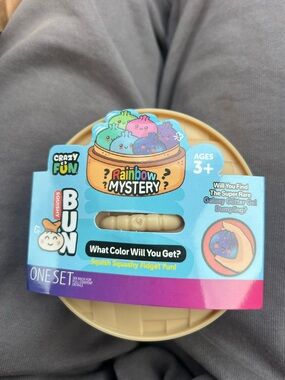 In box taped RMS crazy fun TikTok viral Rainbow Mystery Squishy bun dumpling